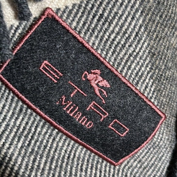 Etro Milano Wool Poncho - Picture 3 of 15